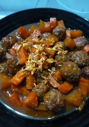 Foto resep Semur Bola Daging