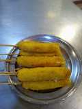 Salchipapa frita