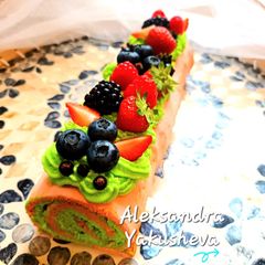 A picture of Meringue roll.