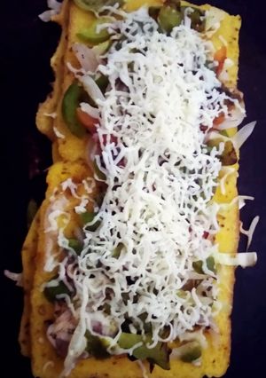 चीज़ ब्रेड पुडलाCheese bread pudla recipe in Hindi) रेसिपी मुख्य फोटो