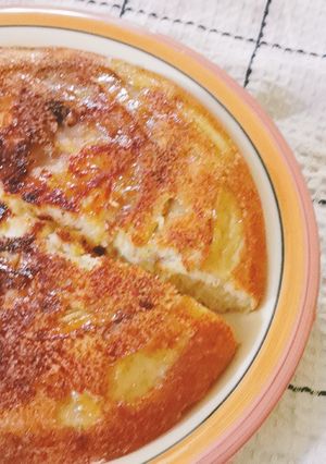 Una foto de Bizcocho con frutas al sartén