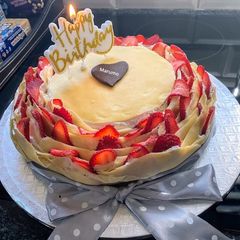 Rose Crape Cake A picture of Rose Crape Cake.