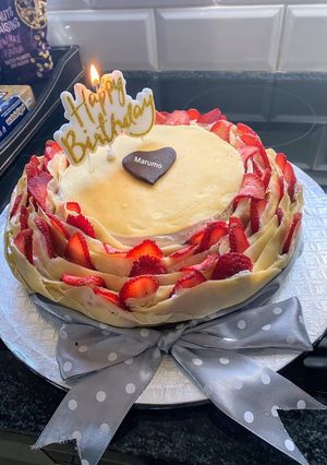 A picture of Rose Crape Cake.