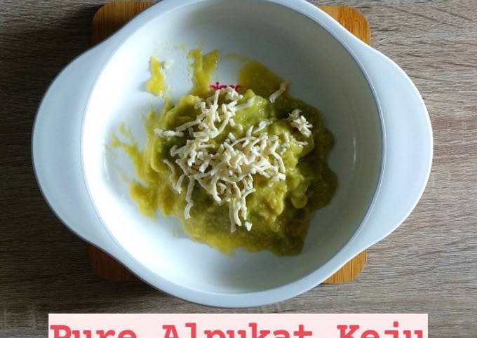 Pure Alpukat Keju mpasi 6 bulan