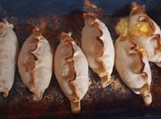 Una foto de empanada de zapallo