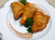 A picture of punjabi samosas