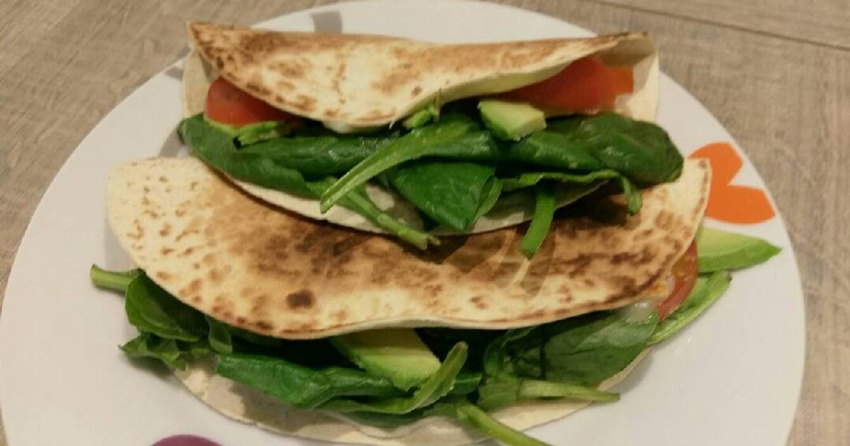 Quesadilla de espinacas Receta de Carla Belnome Cookpad