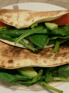 Una foto de Quesadilla de espinacas