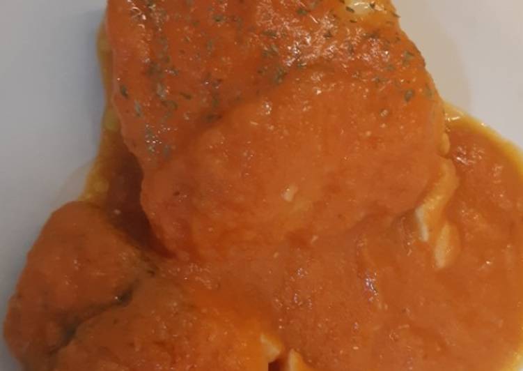 Bacalao con pisto en Thermomix