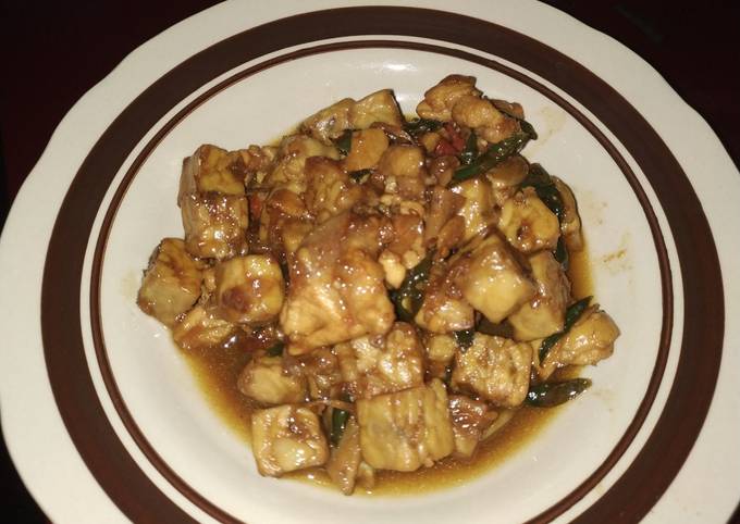 Resep Tumis kecap cabe ijo ayam+tempe Anti Gagal