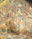 Tortilla de espinaca y papas