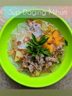 Foto resep Sup Daging Mihun