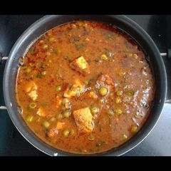 Matar Paneer A picture of Matar Paneer.