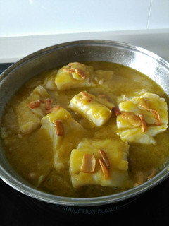 Una foto de Bacalao al pil-pil