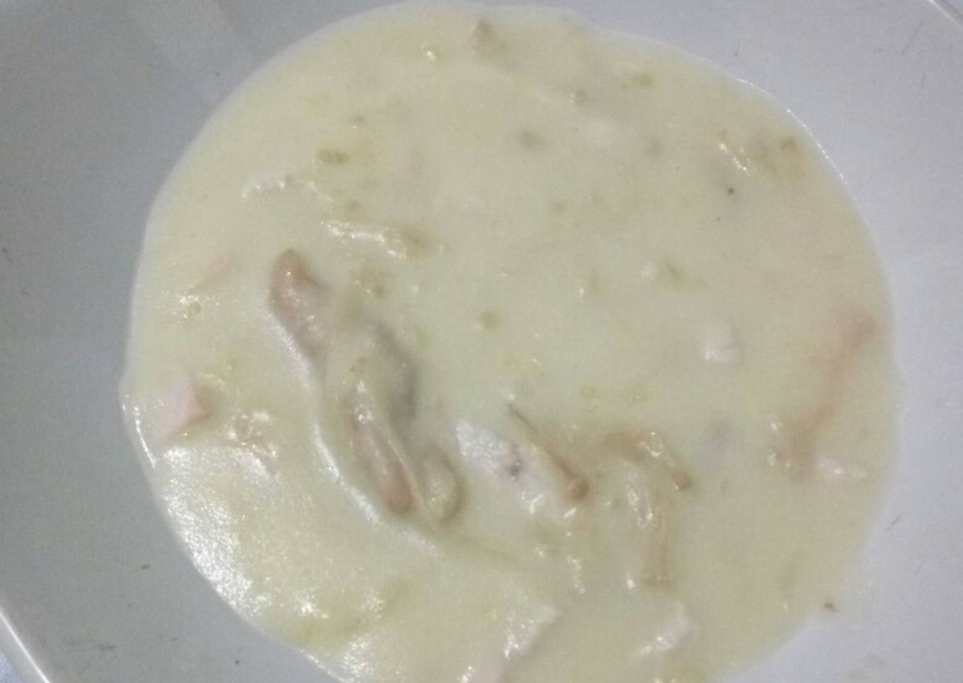 Sup krim ayam jamur enak #makanananak #MPASI