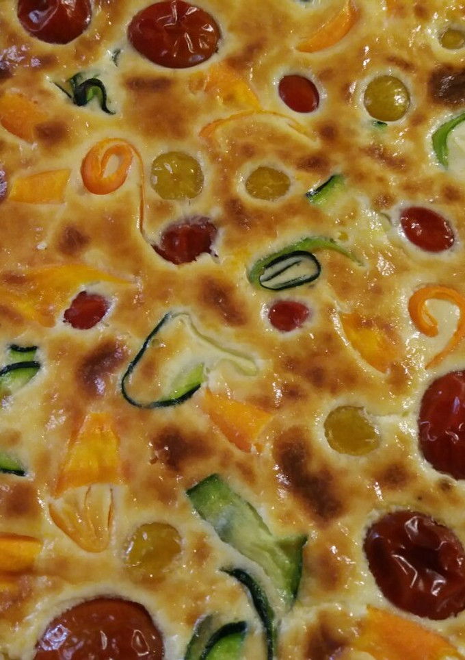 Una foto de Quiche de verduras