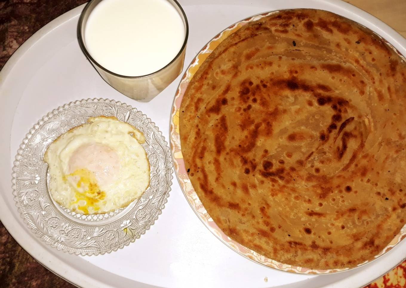 Anda paratha (healthy breakfast)