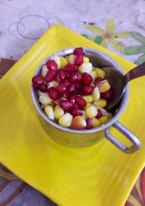 A picture of Sweetcorn chaat.