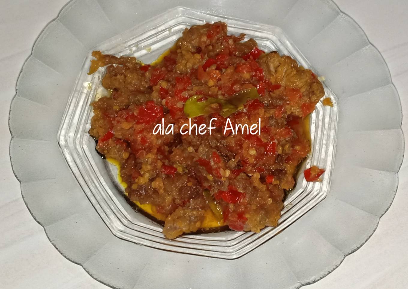 Dendeng sapi balado