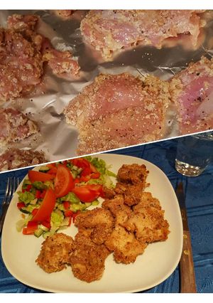รูปของ สลัดผัก&ไก่อบ