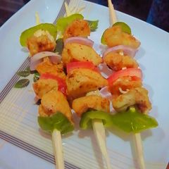 A picture of Chicken shashlik stick.