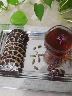 عکسی از دستور چای هل و گلاب