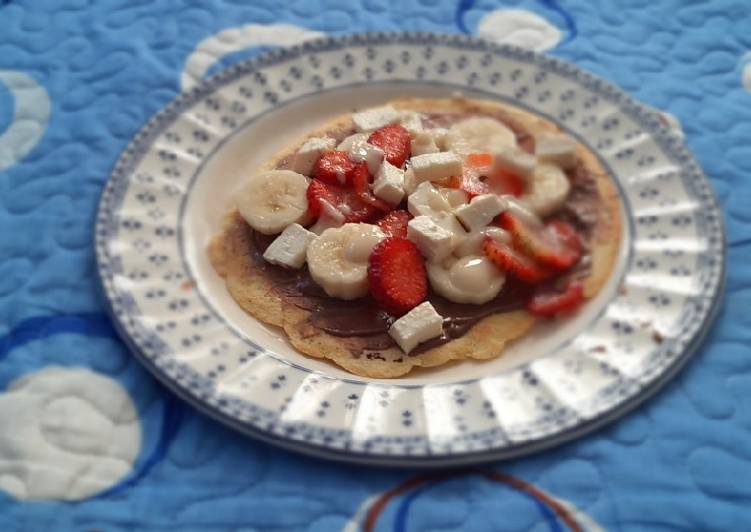 Recipe of Award-winning Strawberry and banana crepes