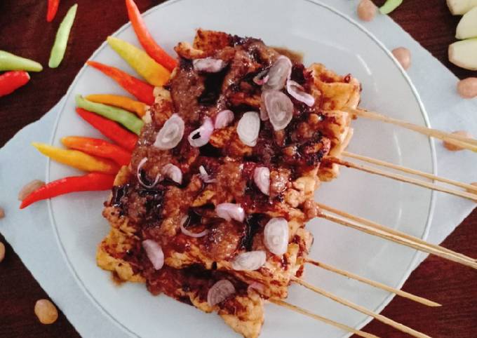 Sate Tahu Saus Kacang