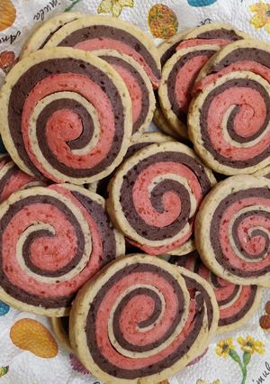 Húsvèti linzer csiga cukormentesen recept fotója