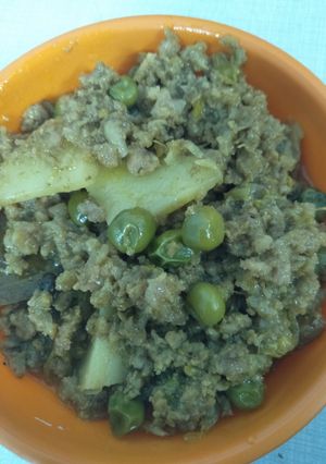 A picture of Mutton Keema.