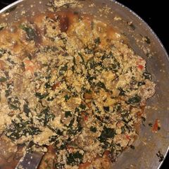 A picture of Egusi soup.