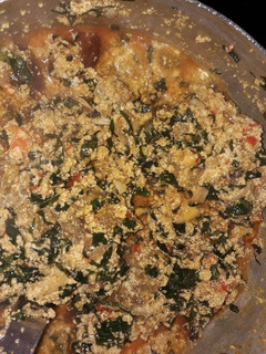 A picture of Egusi soup.