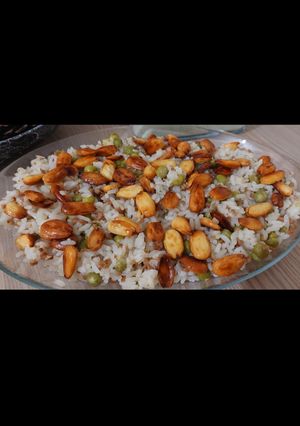 صورة لوصفة رز بالبازيلا