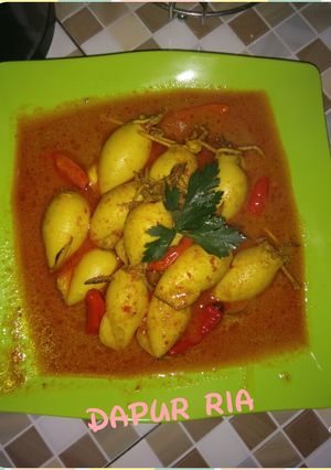 Foto resep Gulai cumi isi tahu
