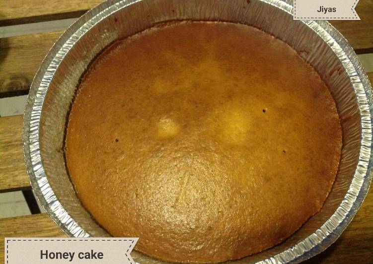 Steps to Make Any-night-of-the-week Eggless honey cake