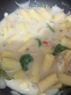 A picture of Achamma's Corn Stew.