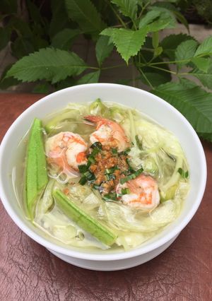Hình của món Canh chua bông so đũa.