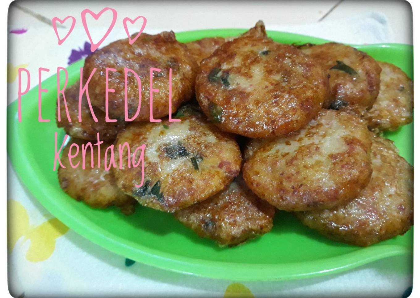 Perkedel Kentang Kornet Sapi