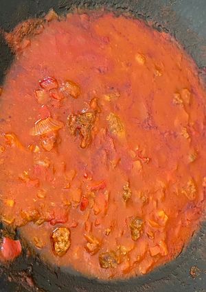 Una foto de Salsa bolognesa saludable!