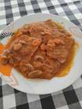 Filetes de cerdo en salsa de champiñones