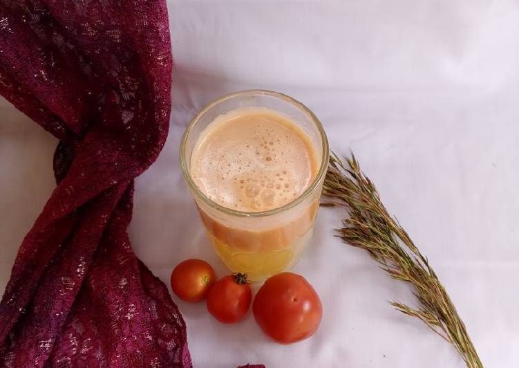 Langkah Mudah untuk Membuat Jus Tomat Kulit Semangka yang Menggugah Selera
