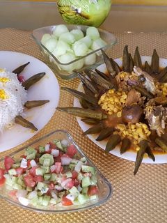 عکسی از دستور خورشت قیمه بامیه