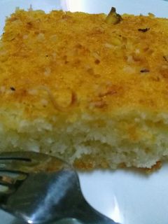 صورة لوصفة بسبوسة بجوز الهند