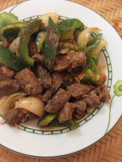 Hình của món Bò lúc lắc.