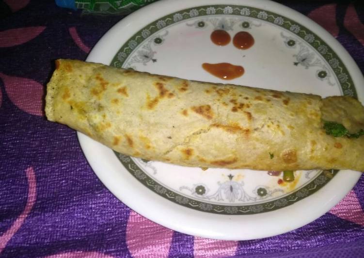 Simple Way to Prepare Quick Veg Paneer Roll Spicy