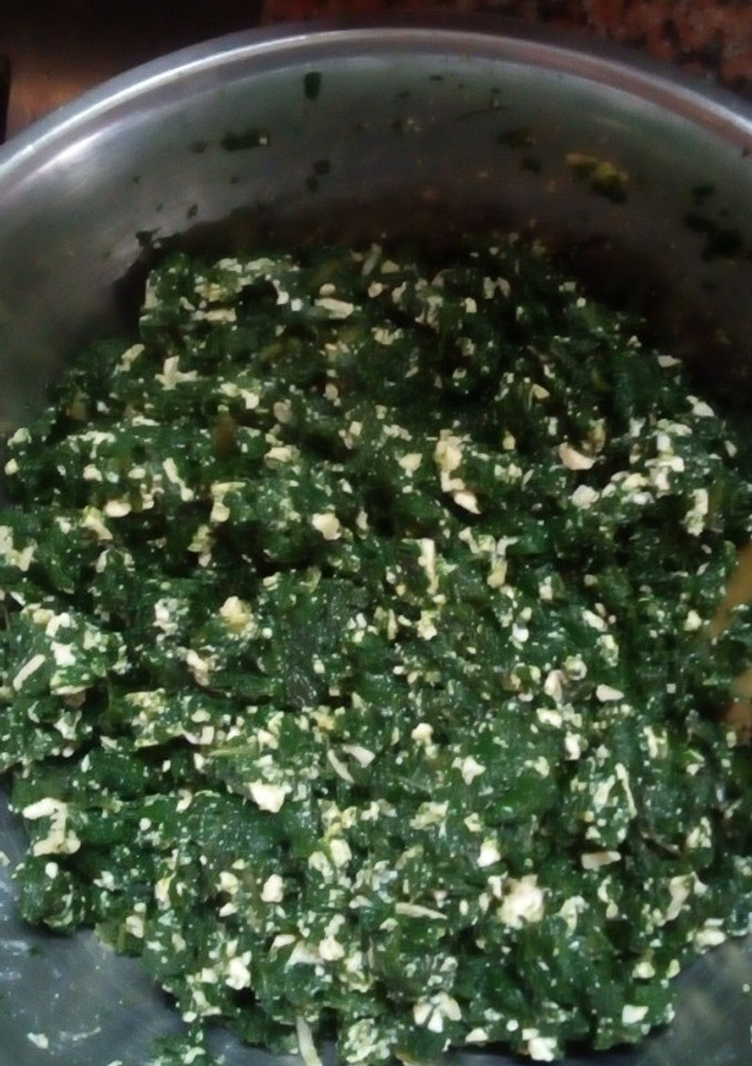Una foto de Relleno de acelga y ricotta