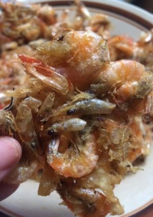 Foto resep Rempeyek udang kecil-kecil simpel ga pake ribet renyah dan cruchy👍