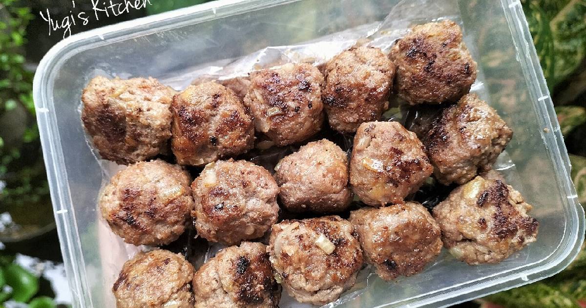 Resep Bola Daging Sapi Oleh Yugi Cookpad