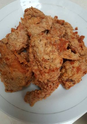 Foto resep Ayam goreng crunchy with oat