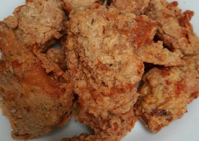 Ayam goreng crunchy with oat